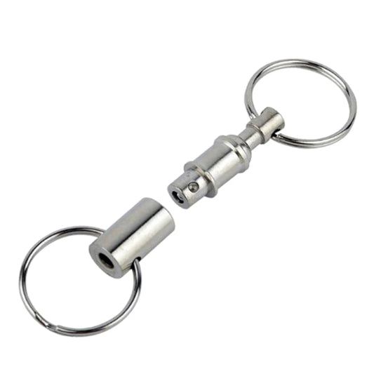 Steel Key Ring Quick Release Latch