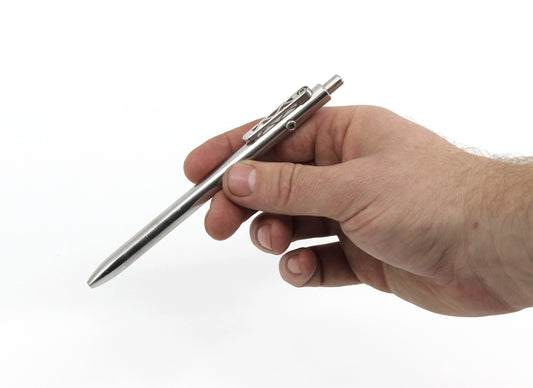 Side Click Stainless Steel Ballpoint Pen